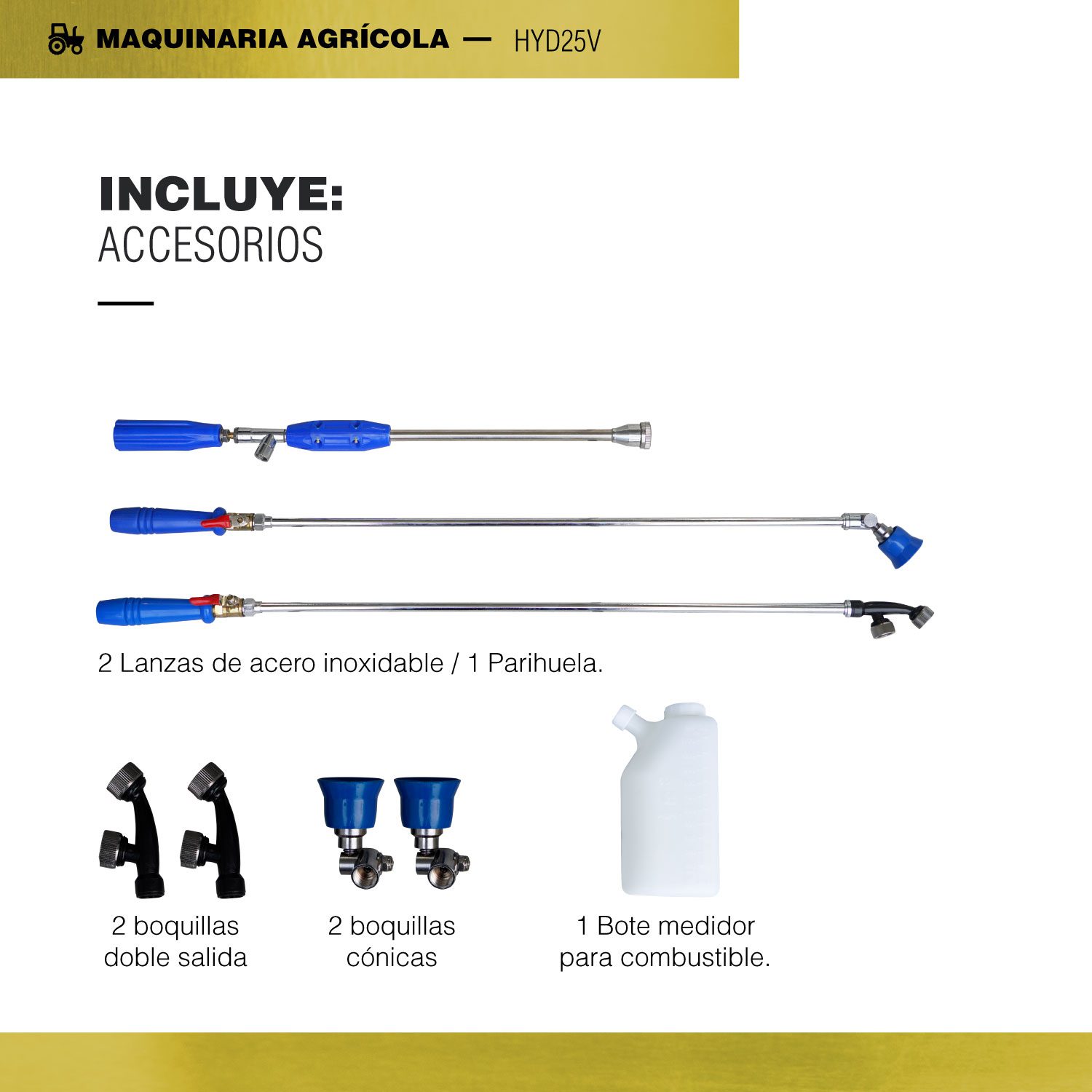 Fumigadora a Gasolina Profesional HYD25V 25L - Image 5