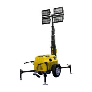 Torre De Luz Profesional TDK Machinery Cerrada Lámpara LED 4x400W C/Generador Diésel