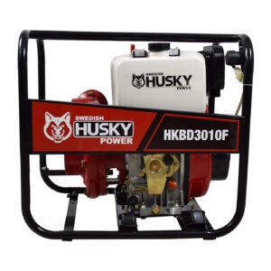 Motobomba Diésel Alta Presión HKBD3010F 10Hp 3x3 Swedish Husky Power