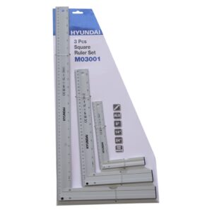 Juego Escuadras de Aluminio 3 Piezas M03001