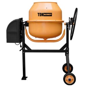 Revolvedora Eléctrica TDK Machinery 140 Litros 1/2 Saco Motor 0.75 Hp