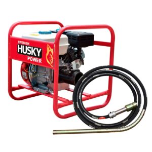 Vibrador Para Concreto Swedish Husky Power C/Motor 6.5 Hp